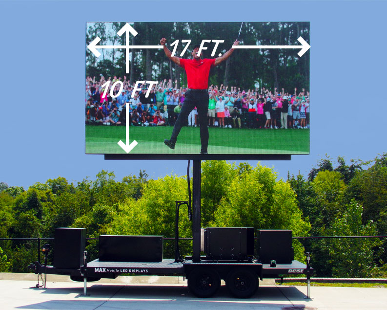 17 x 10 LED Screen - Outdoor LED Rental