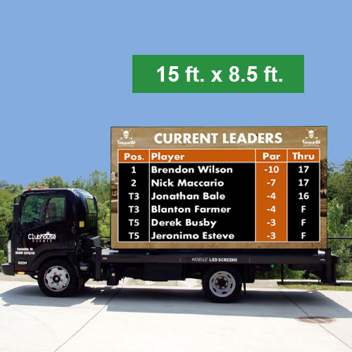 Golf Score Leaderboard 15x8.5 - Clubhouse Event Group