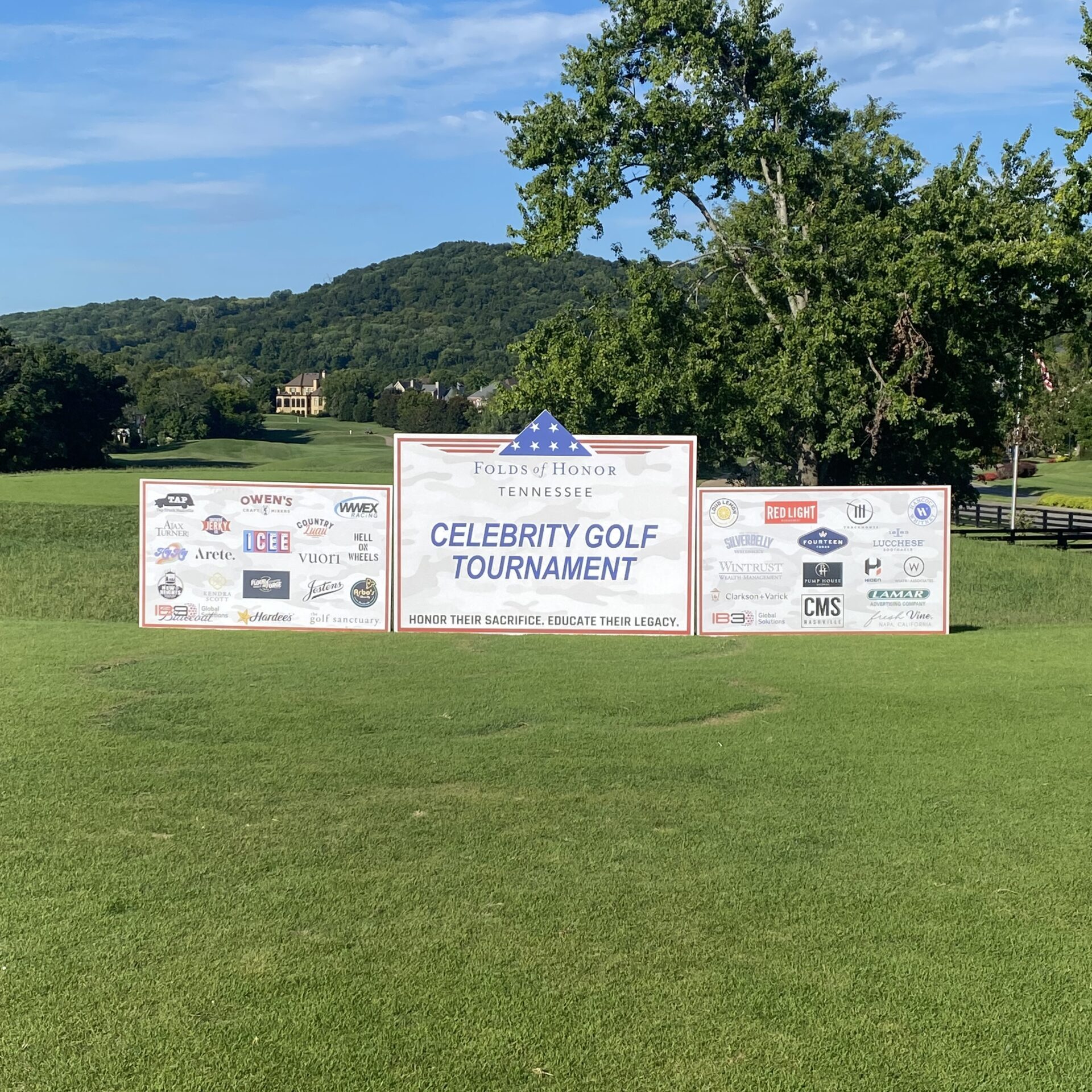 Sponsor Banners for Golf Events